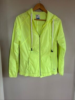 Active for Old Navy Women’s Bright Yellow Lightweight windbreaker Jacket